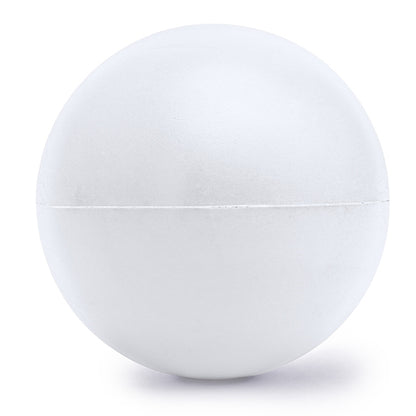 Stamina Seyku PU stress ball in white, ready for logo printing