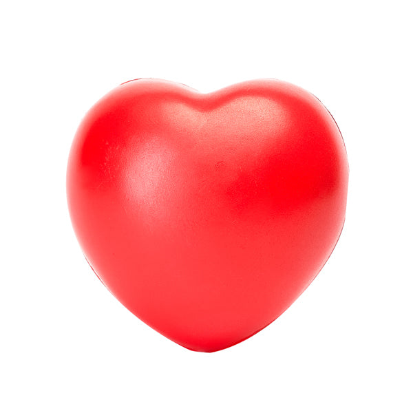 Stamina Biku PU stress ball in red, ready for logo printing