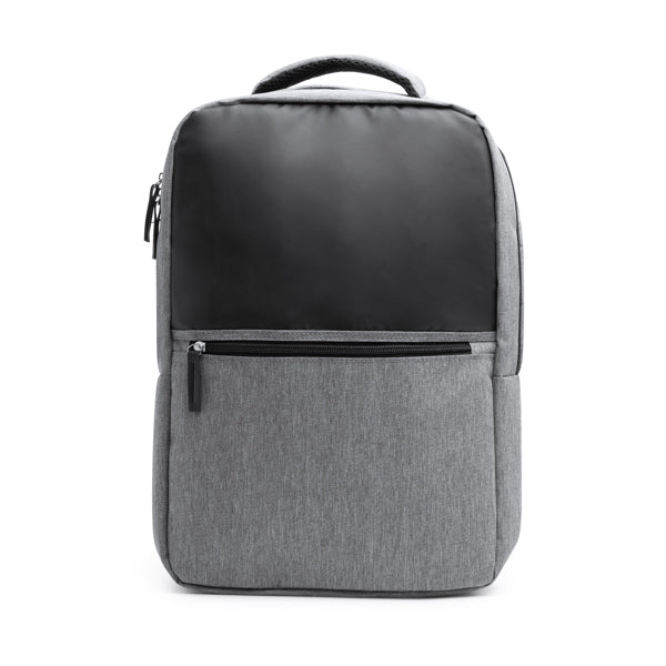 Stamina Kiton RPET backpack in heather grey, ready for logo printing