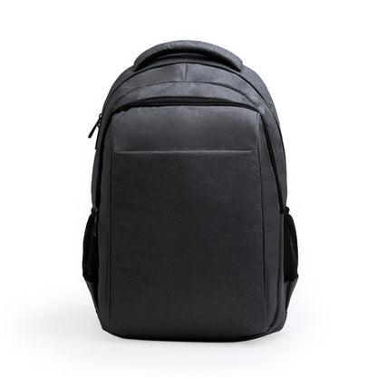 Stamina Patrik RPET 300D executive backpack in black, ready for logo printing