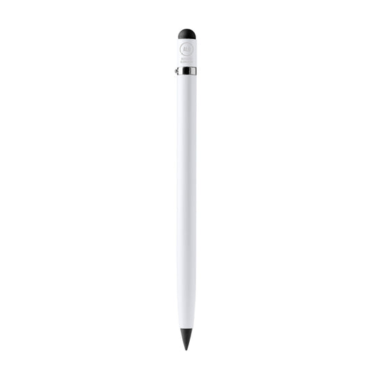 Stamina Tezal recycled aluminium pencil in white, ready for logo printing