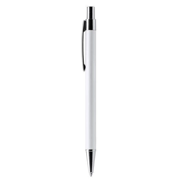Stamina Rodal recycled aluminium ball pen in white, ready for laser engraving