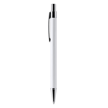 Stamina Rodal recycled aluminium ball pen in white, ready for laser engraving
