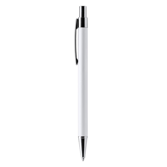 Stamina Rodal recycled aluminium ball pen in white, ready for laser engraving