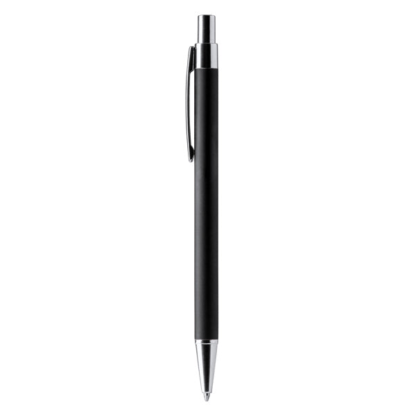 Stamina Rodal recycled aluminium ball pen in black, ready for laser engraving