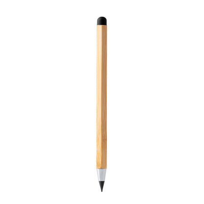 Stamina Grafix bamboo pencil in beige, ready for laser engraving