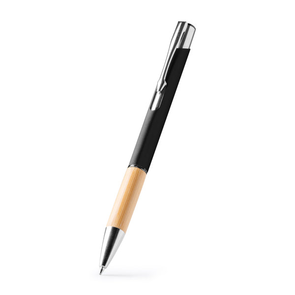 Stamina Borux aluminium and bamboo ball pen, ready for laser engraving
