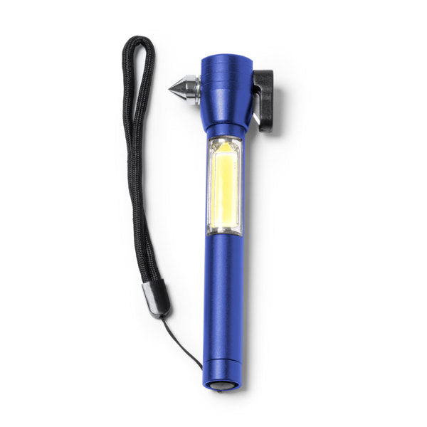 Stamina Daga aluminium torch in royal blue, ready for laser engraving