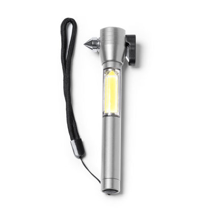 Stamina Daga aluminium torch in silver, ready for laser engraving