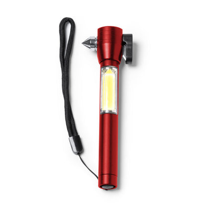 Stamina Daga aluminium torch in red, ready for laser engraving