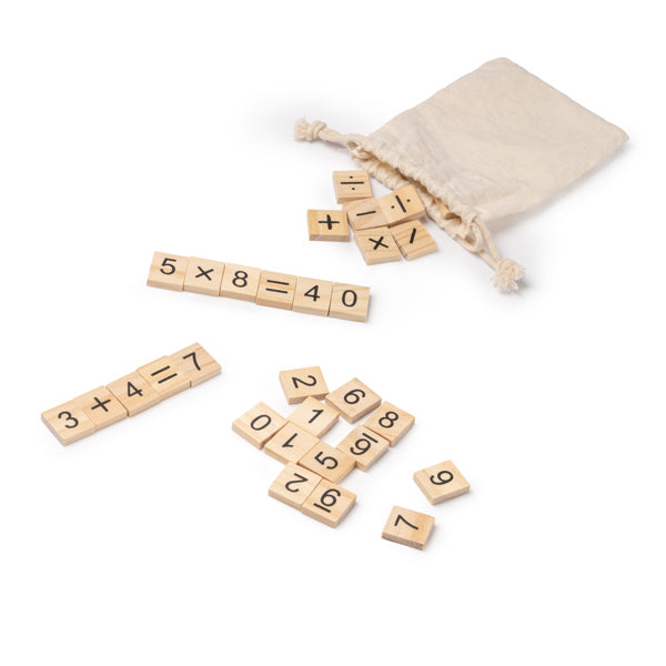 Stamina Vernon wooden maths game, ready for logo printing