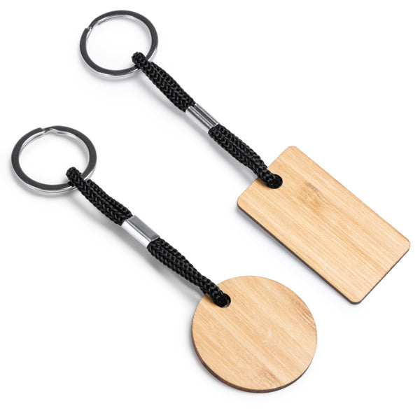 Stamina Yeste wooden keyring, ready for laser engraving
