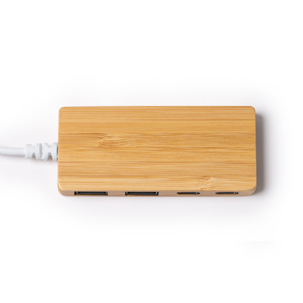 Stamina Pablek bamboo USB flash drive in beige, ready for laser engraving