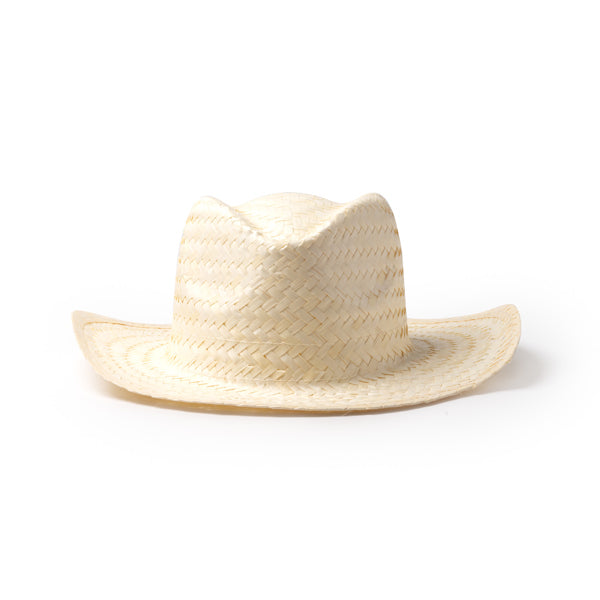 Stamina Fandon natural straw hat in beige, ready for logo printing