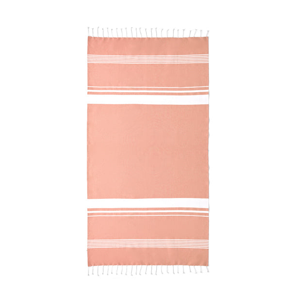 Stamina Calais cotton and polyester sarong in orange, ready for logo printing
