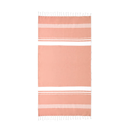 Stamina Calais cotton and polyester sarong in orange, ready for logo printing