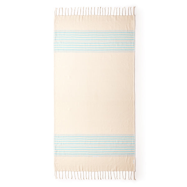 Stamina Witney recycled cotton sarong in light royal, ready for logo printing