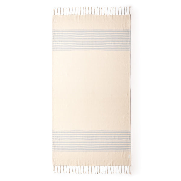 Stamina Witney recycled cotton sarong in light grey, ready for logo printing