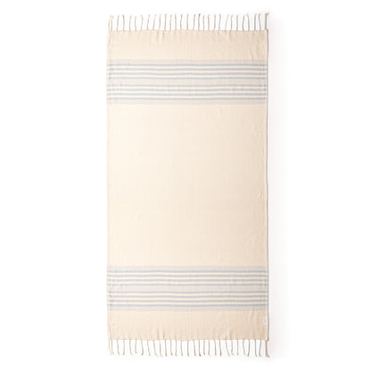 Stamina Witney recycled cotton sarong in light grey, ready for logo printing