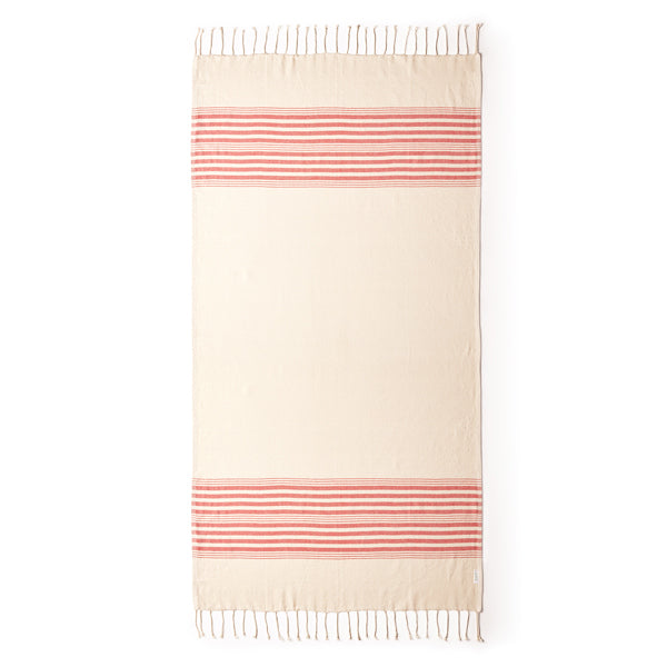 Stamina Witney recycled cotton sarong in red, ready for logo printing