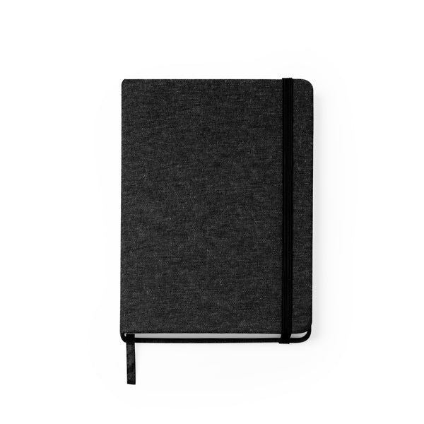 Stamina Soral notebook A5 in black, ready for logo printing