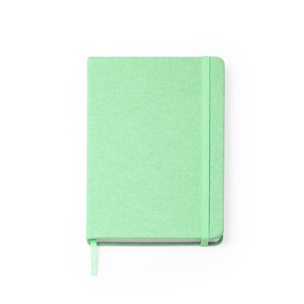 Stamina Soral notebook A5 in fern green, ready for logo printing