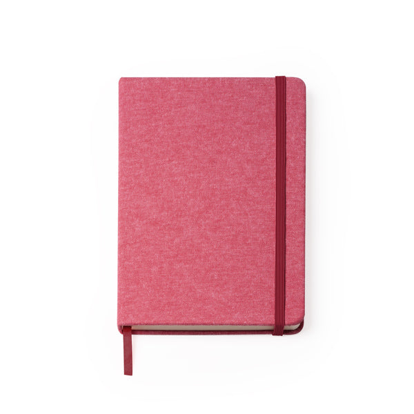 Stamina Soral notebook A5 in red, ready for logo printing