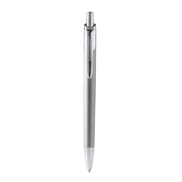 Stamina Borg recycled aluminium ball pen in silver, ready for laser engraving