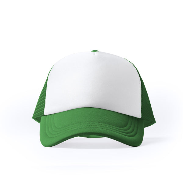 Stamina Barny polyester cap in fern green, ready for logo printing