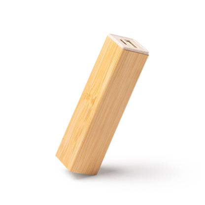 Stamina Munter bamboo and wheat fibre power bank 600 mAh, ready for logo printing
