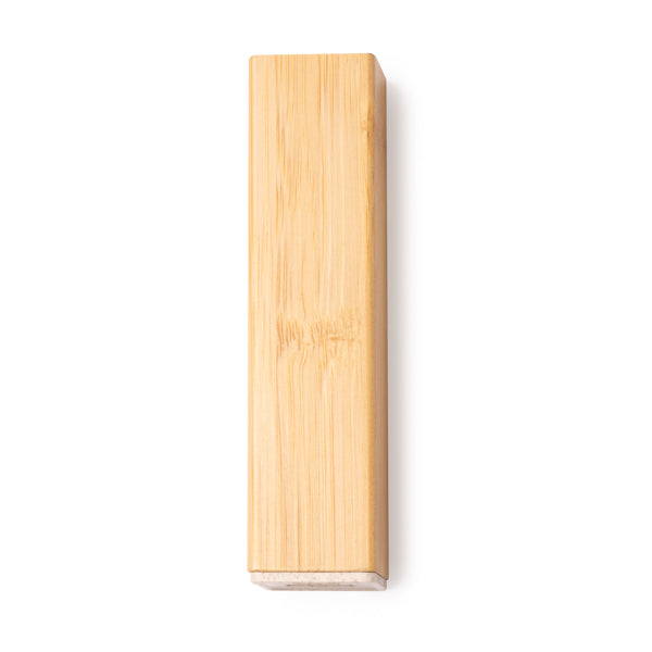 Stamina Munter bamboo and wheat fibre power bank 600 mAh in beige, ready for logo printing