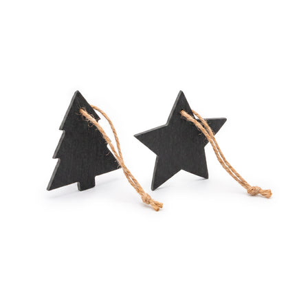 Stamina Rudolf slate Christmas decoration, ready for logo printing