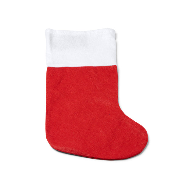 Stamina Noel polyester / fleece Christmas decoration in red, ready for logo printing
