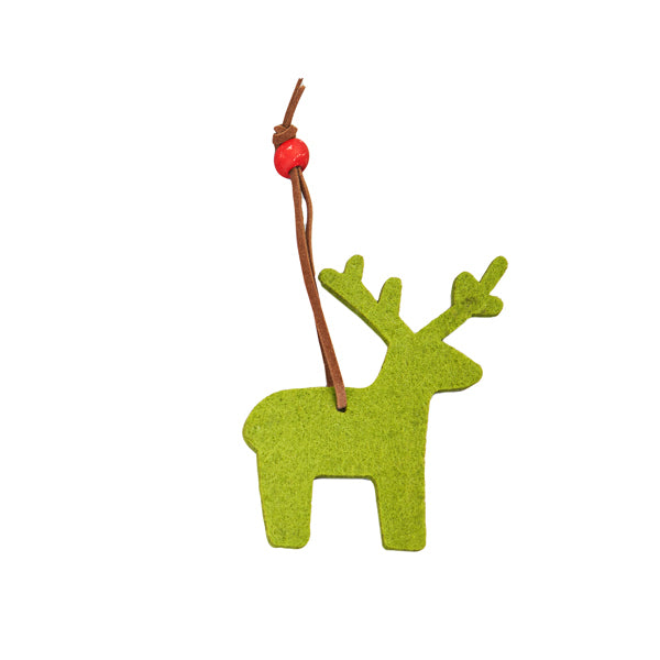 Stamina Abend polyester Christmas decoration in reindeer, ready for logo printing