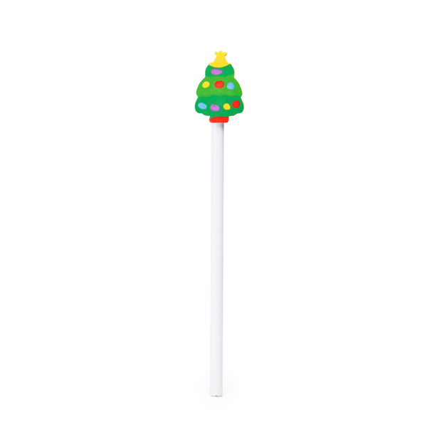 Stamina Nuss wood and rubber Christmas decoration in tree, ready for logo printing