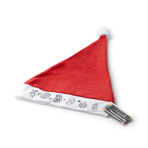 Stamina Nick polyester and non-woven Christmas decoration in red, ready for logo printing
