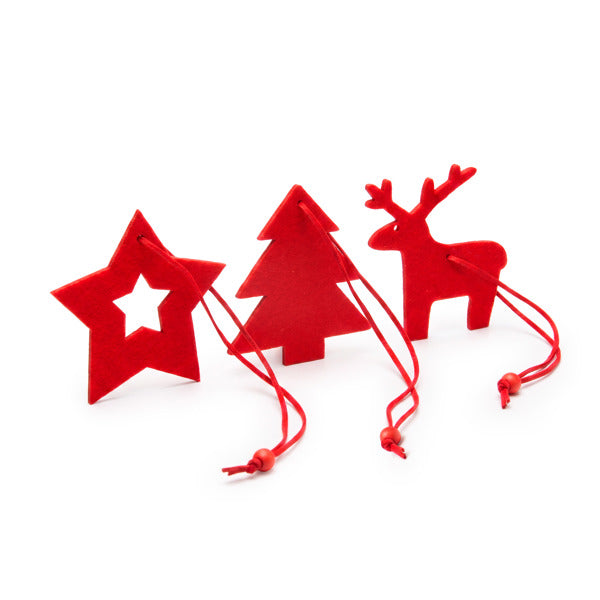 Stamina Carol polyester Christmas decoration, ready for logo printing