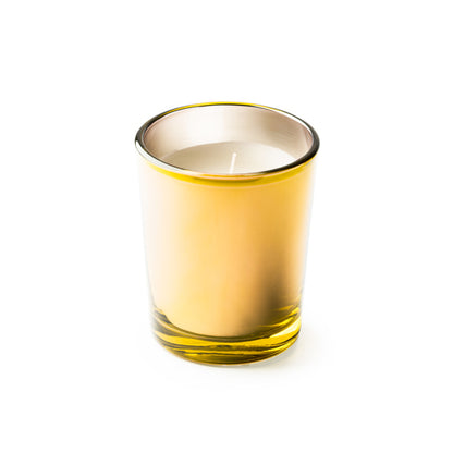 Stamina Kimi scented candle in gold, ready for logo printing
