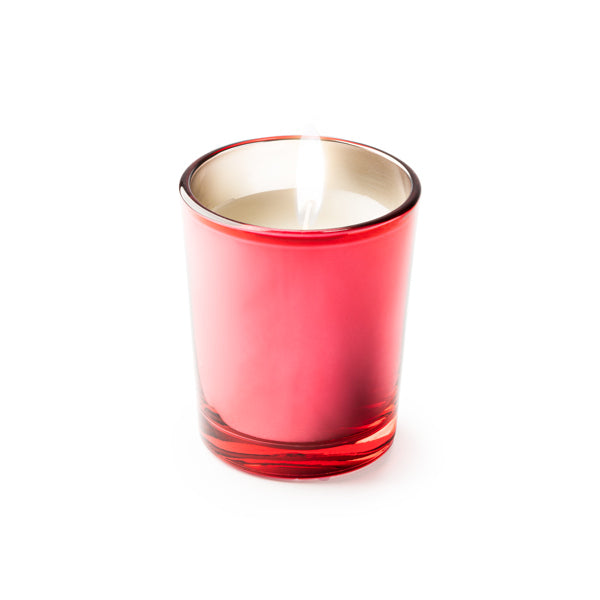Stamina Kimi scented candle in red, ready for logo printing