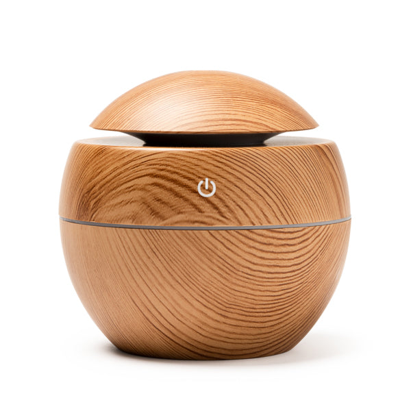 Stamina Citrus scent diffuser and humidifier in brown, ready for laser engraving