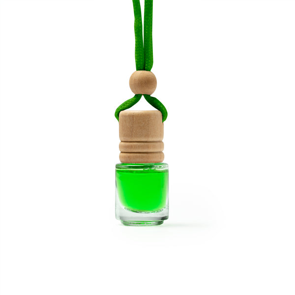 Stamina Rindal a glass air freshener in fern green, ready for logo printing