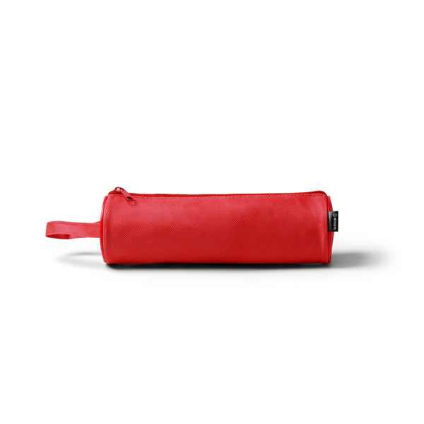 Stamina Sango recycled polyester (RPET) pencil case in red, ready for logo printing
