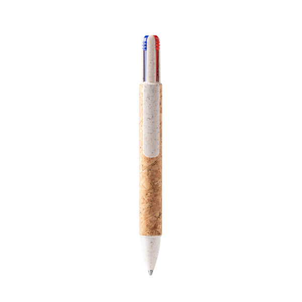 Stamina Corles cork and wheat fibre ball pen in beige, ready for laser engraving