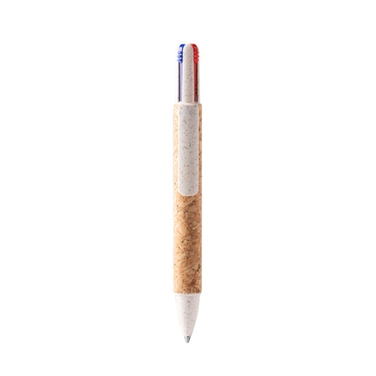 Stamina Corles cork and wheat fibre ball pen in beige, ready for laser engraving