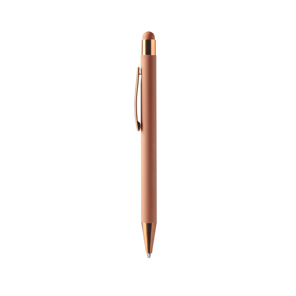 Stamina Peret push ball pen in pink, ready for laser engraving
