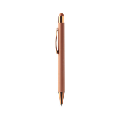 Stamina Peret push ball pen in pink, ready for laser engraving