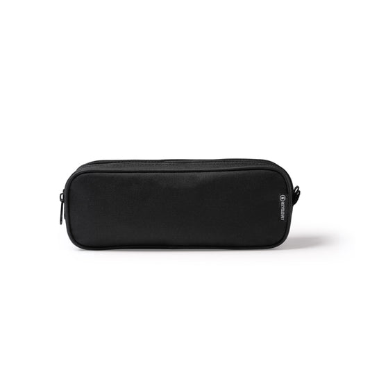 Stamina Dilu RPET pencil case in black, ready for logo printing