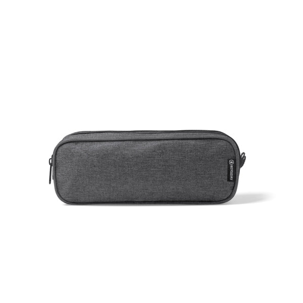 Stamina Dilu RPET pencil case in grey, ready for logo printing