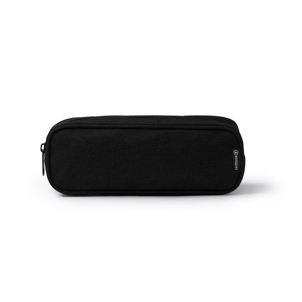 Stamina Montu RPET pencil case in black, ready for logo printing