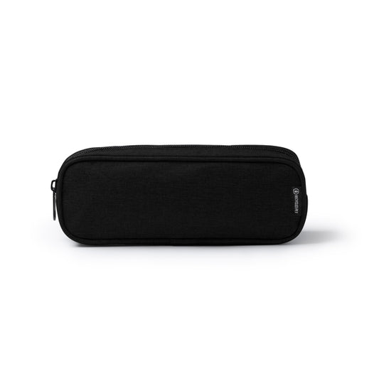 Stamina Montu RPET pencil case in black, ready for logo printing